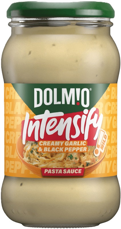 Dolmio Intensify Creamy Garlic & Black Pepper 390g
